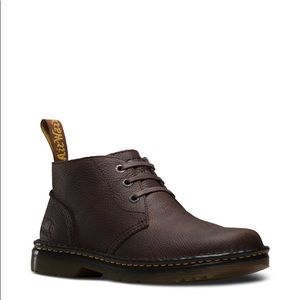 Dr. Martens Men's Brown Leather Chukka Boots